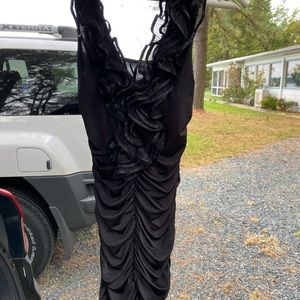 Black cocktail dress